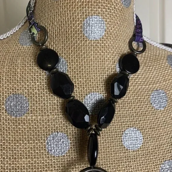 Vintage Y2K Purple Floral Top Tunic Embellished Retro Fairy Goth Medium - Picture 4 of 13